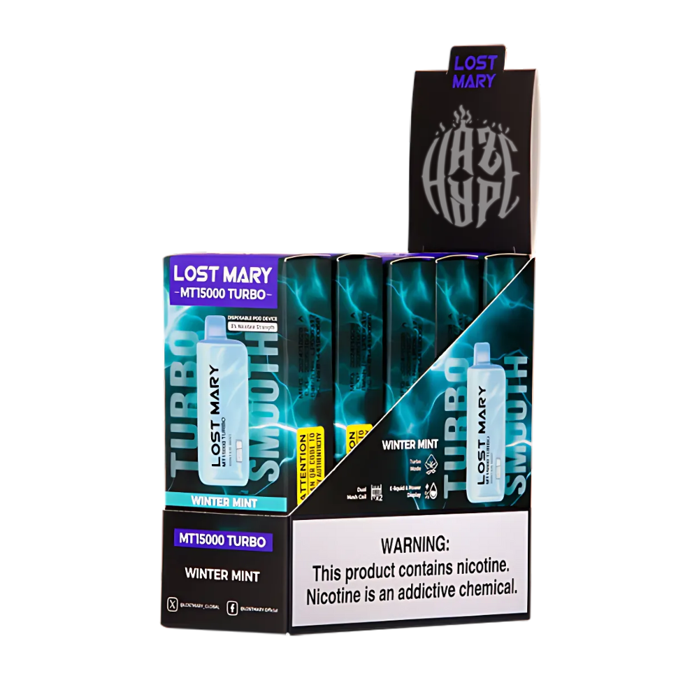 Lost Mary MT15000 Turbo | 50MG | 5 Pack