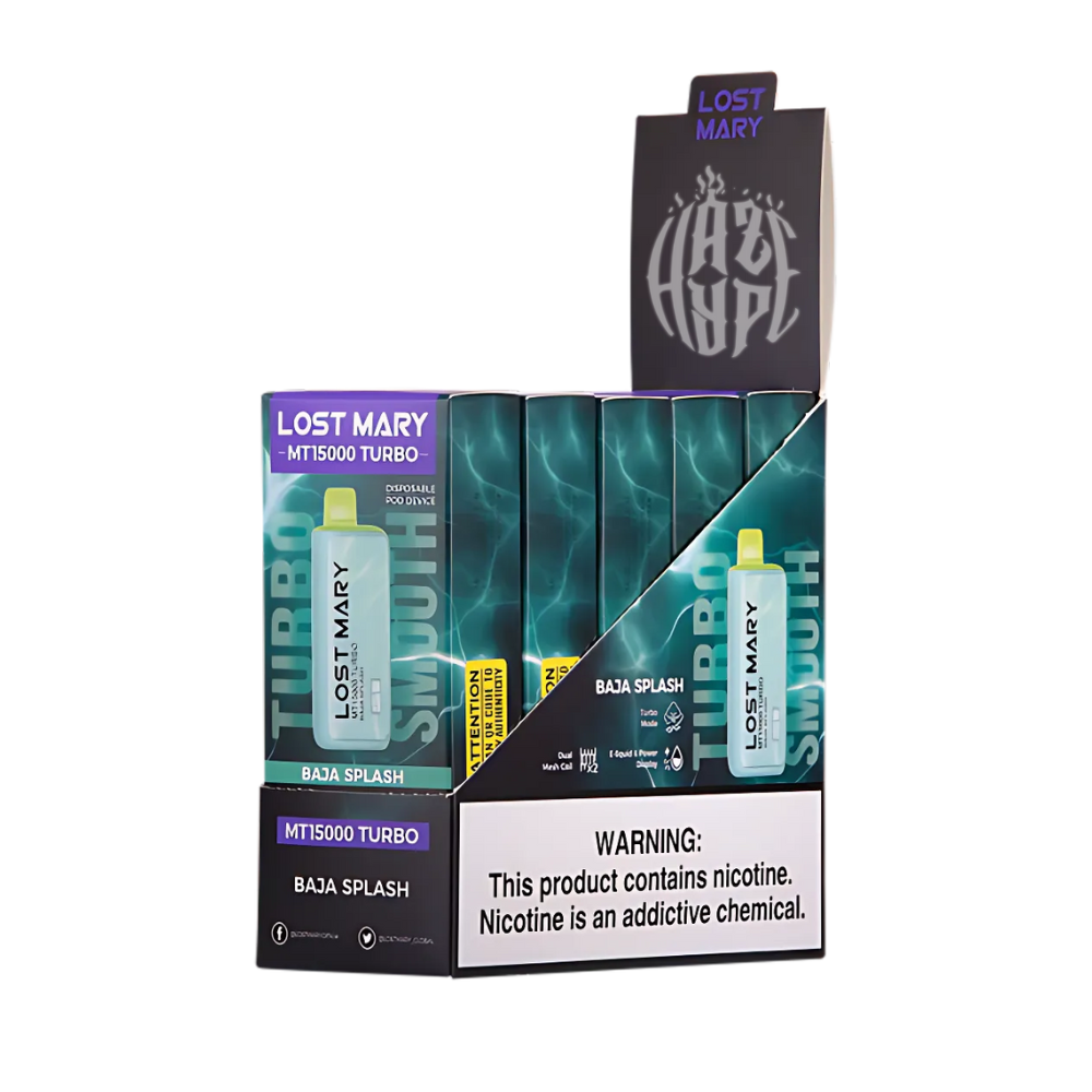 Lost Mary MT15000 Turbo | 50MG | 5 Pack