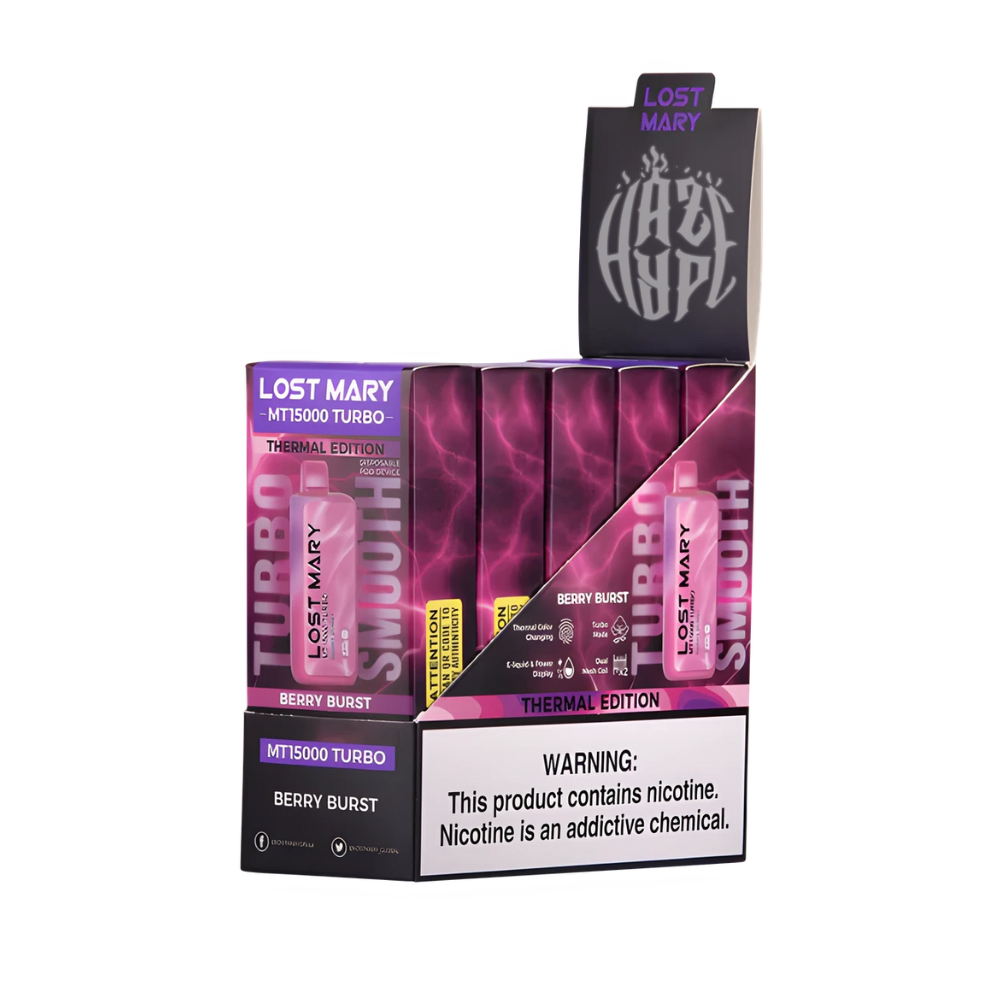 Lost Mary MT15000 Turbo | 50MG | 5 Pack