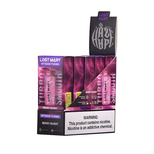 Lost Mary MT15000 Turbo | 50MG | 5 Pack