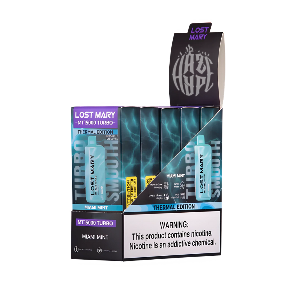 Lost Mary MT15000 Turbo | 50MG | 5 Pack