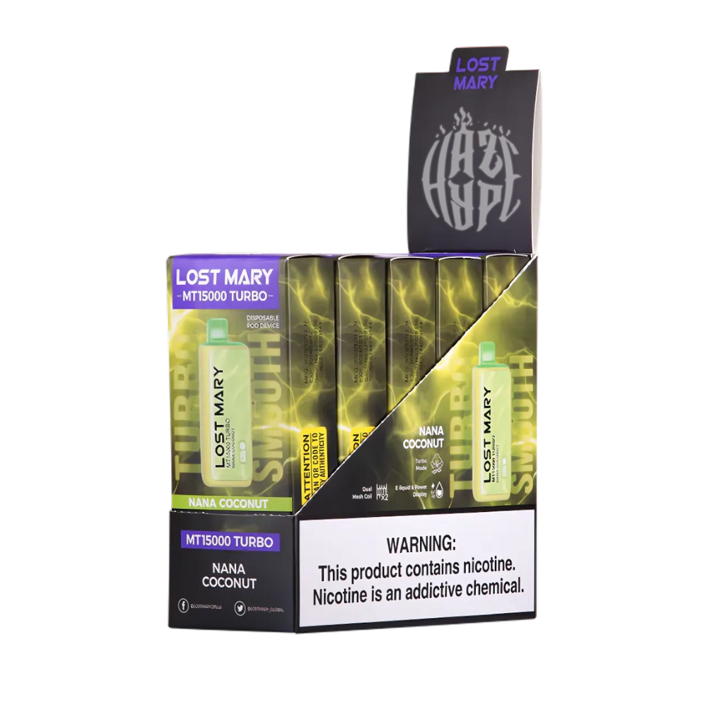 Lost Mary MT15000 Turbo | 50MG | 5 Pack