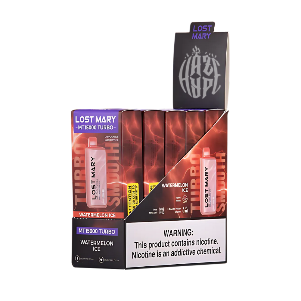 Lost Mary MT15000 Turbo | 50MG | 5 Pack